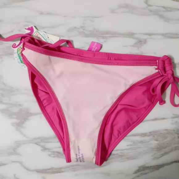 NWT Waterfront Bikini Swimsuit Top & Side Tie Bottom Set Size S - Picture 4 of 4